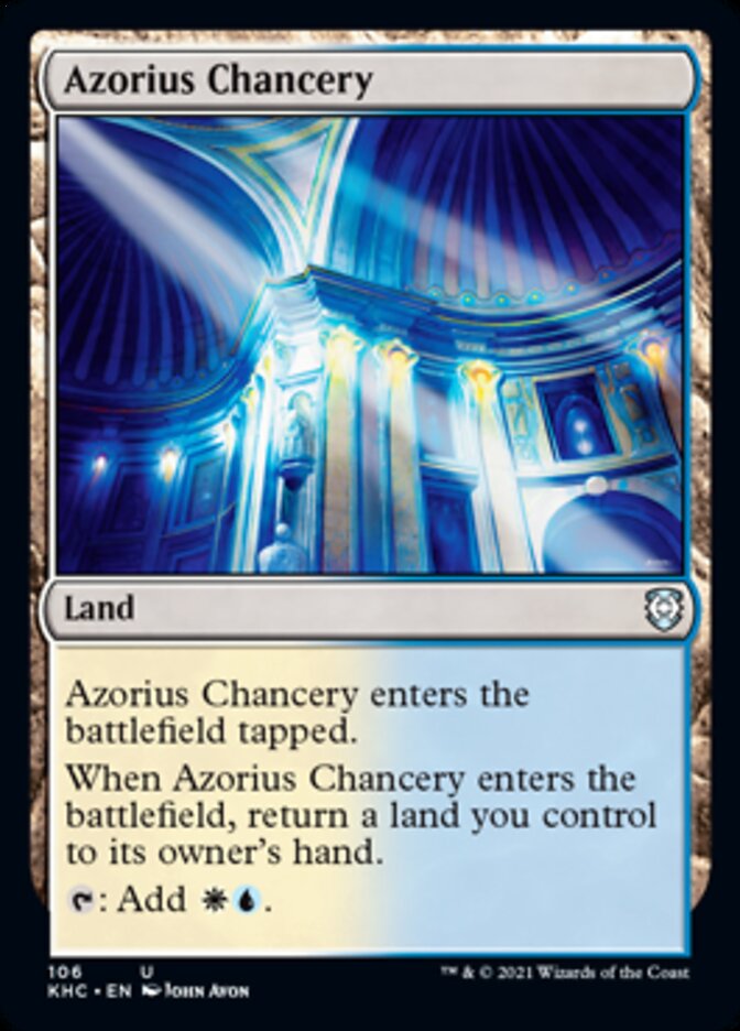 Azorius Chancery [Kaldheim Commander] | Gam3 Escape