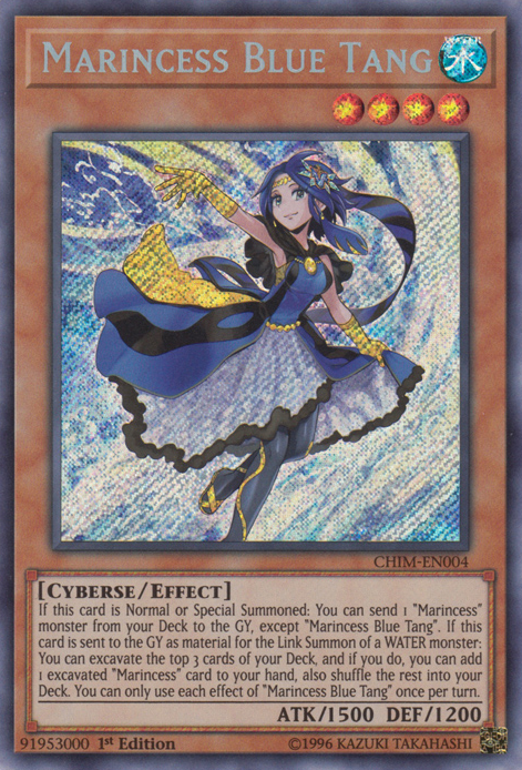 Marincess Blue Tang [CHIM-EN004] Secret Rare | Gam3 Escape