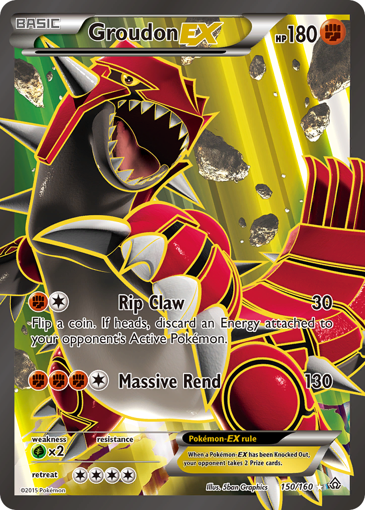 Groudon EX (150/160) [XY: Primal Clash] | Gam3 Escape