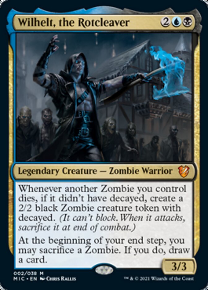 Wilhelt, the Rotcleaver (Display Commander) [Innistrad: Midnight Hunt Commander] | Gam3 Escape