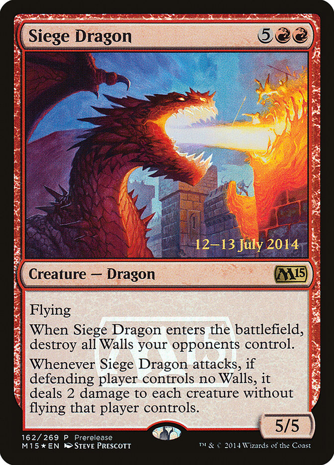 Siege Dragon [Magic 2015 Promos] | Gam3 Escape