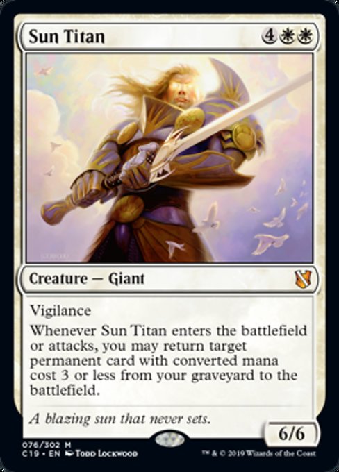 Sun Titan [Commander 2019] | Gam3 Escape