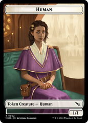 Human // Soldier Double-Sided Token [Murders at Karlov Manor Commander Tokens] | Gam3 Escape