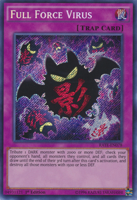 Full Force Virus [RATE-EN078] Secret Rare | Gam3 Escape