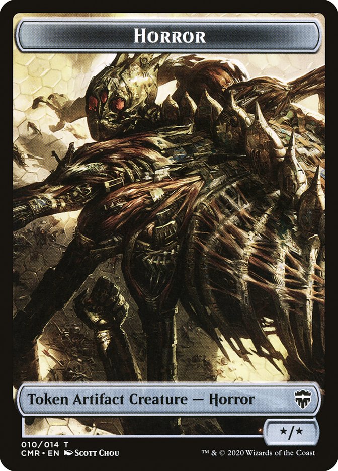 Horror Token [Commander Legends Tokens] | Gam3 Escape