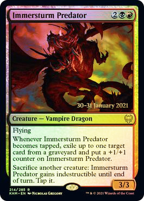 Immersturm Predator  [Kaldheim Prerelease Promos] | Gam3 Escape