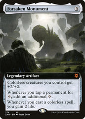 Forsaken Monument (Extended Art) [Zendikar Rising] | Gam3 Escape