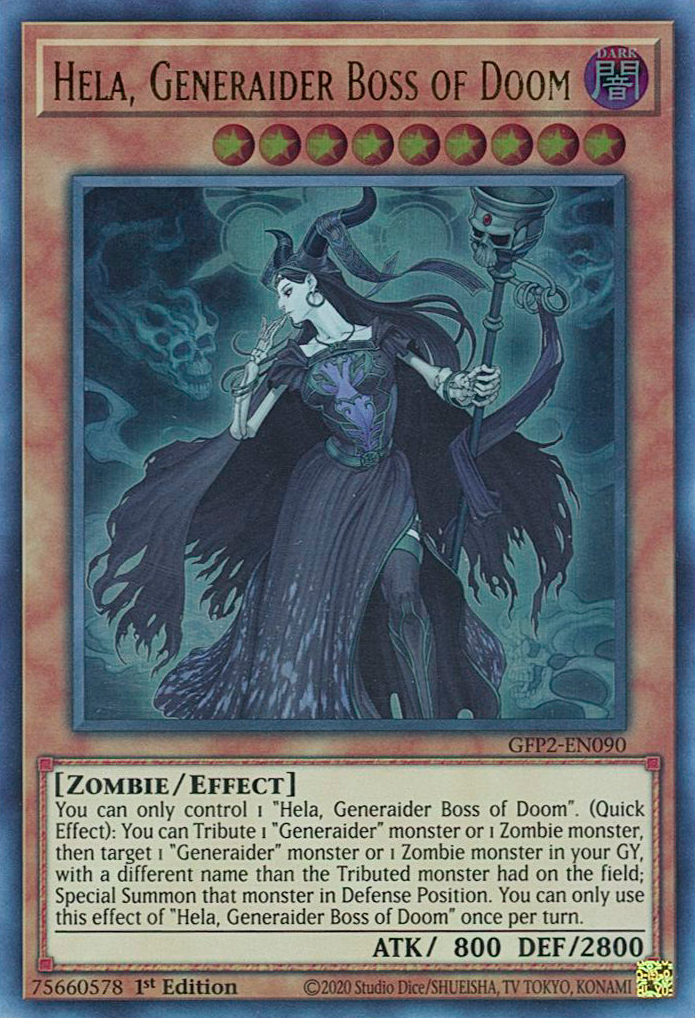 Hela, Generaider Boss of Doom [GFP2-EN090] Ultra Rare | Gam3 Escape