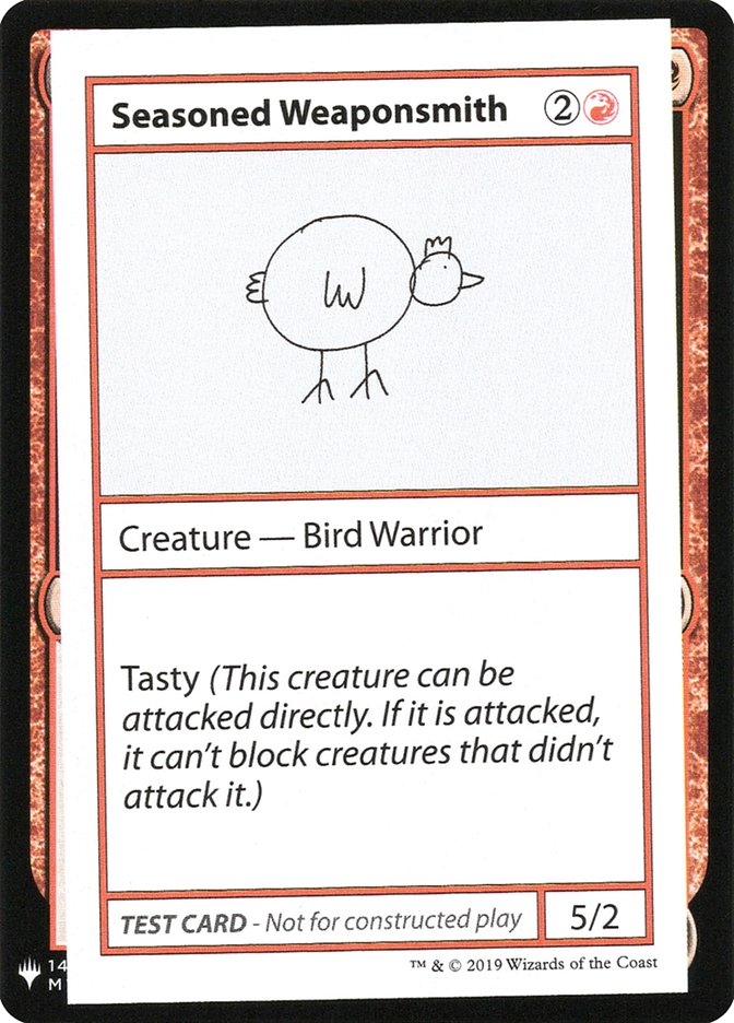 Seasoned Weaponsmith [Mystery Booster Playtest Cards] | Gam3 Escape