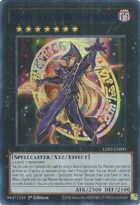 Ebon Illusion Magician (Blue) [LDS3-EN091] Ultra Rare | Gam3 Escape