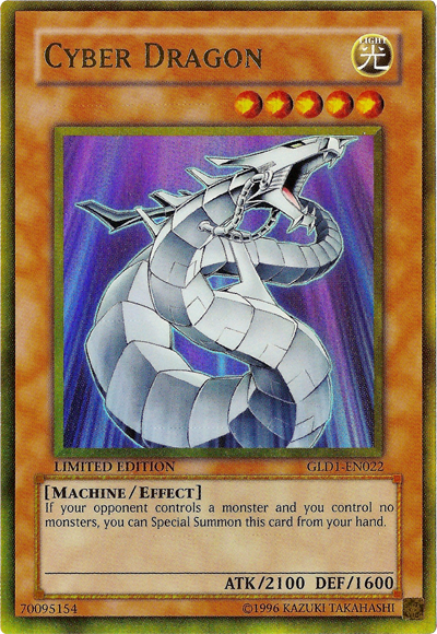 Cyber Dragon [GLD1-EN022] Gold Rare | Gam3 Escape