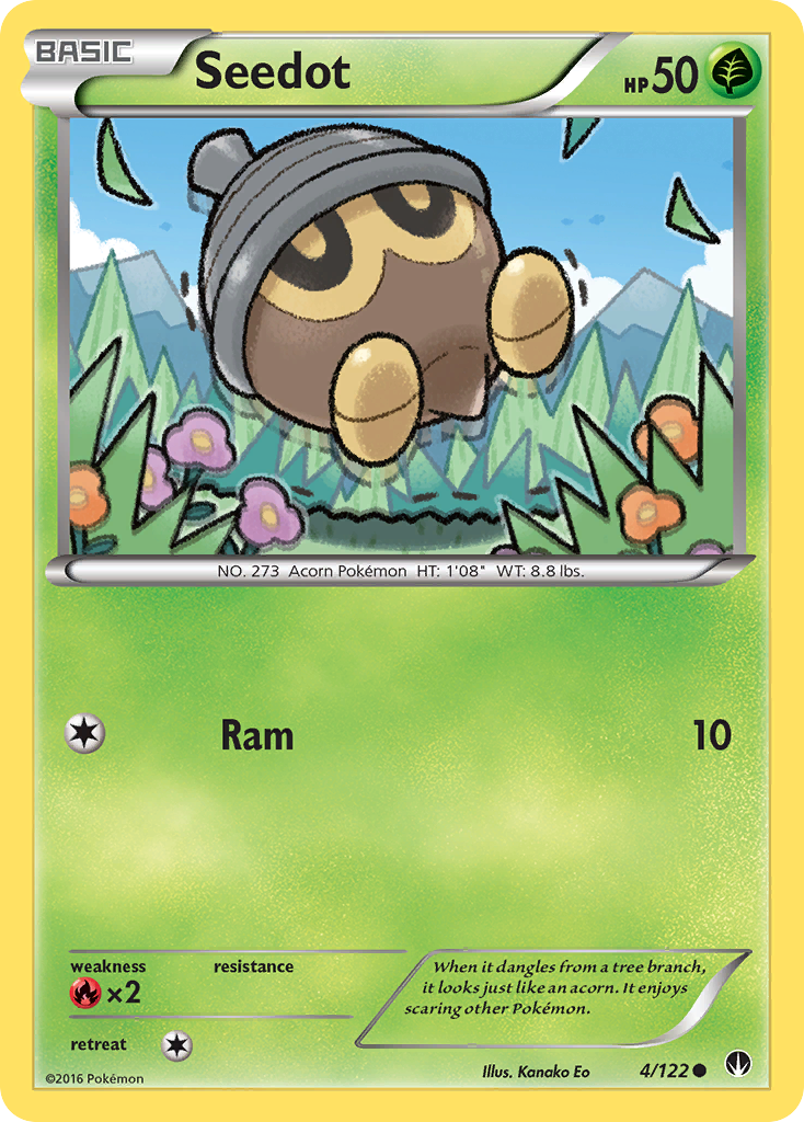 Seedot (4/122) [XY: BREAKpoint] | Gam3 Escape