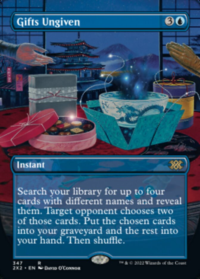 Gifts Ungiven (Borderless Alternate Art) [Double Masters 2022] | Gam3 Escape