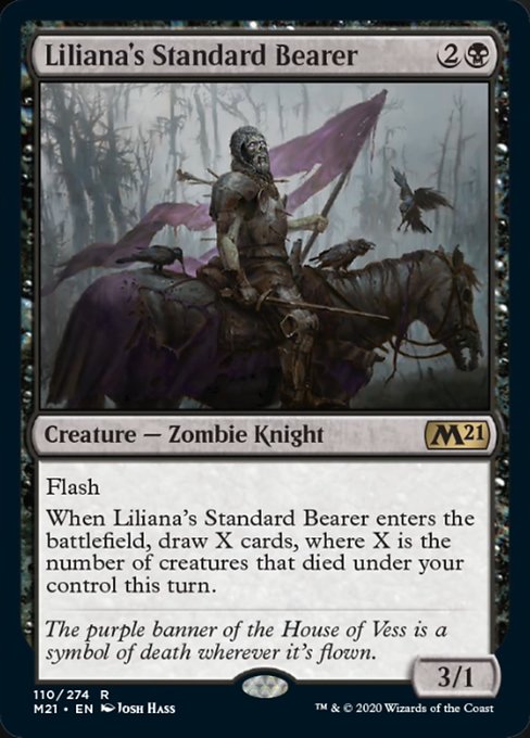 Liliana's Standard Bearer [Core Set 2021] | Gam3 Escape