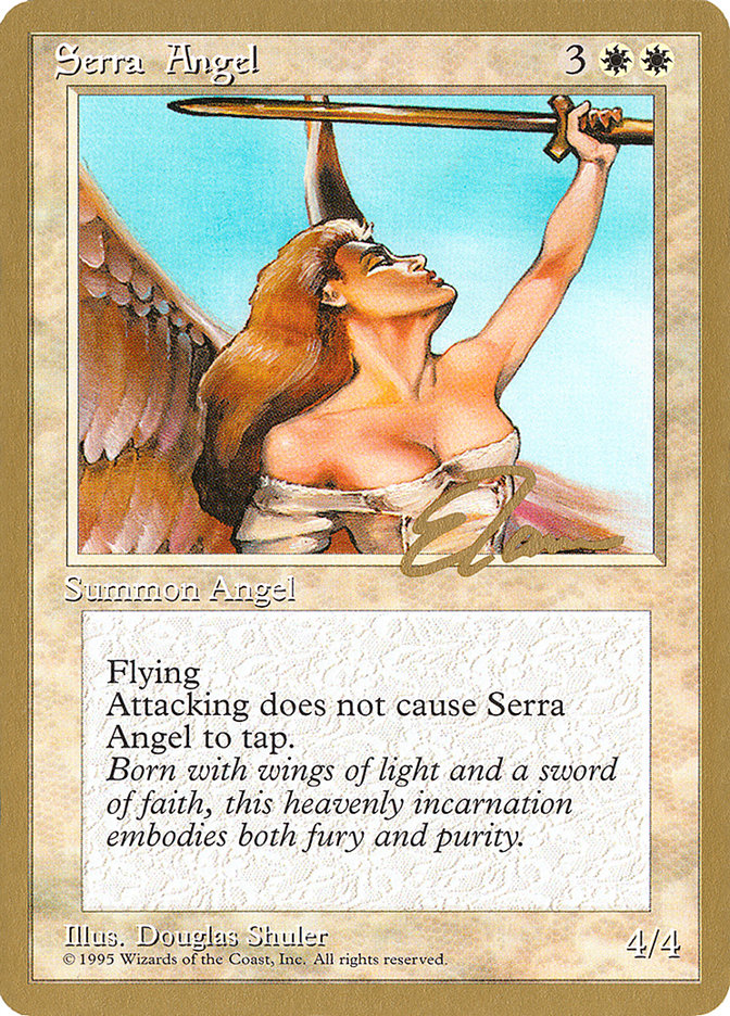 Serra Angel (Eric Tam) [Pro Tour Collector Set] | Gam3 Escape