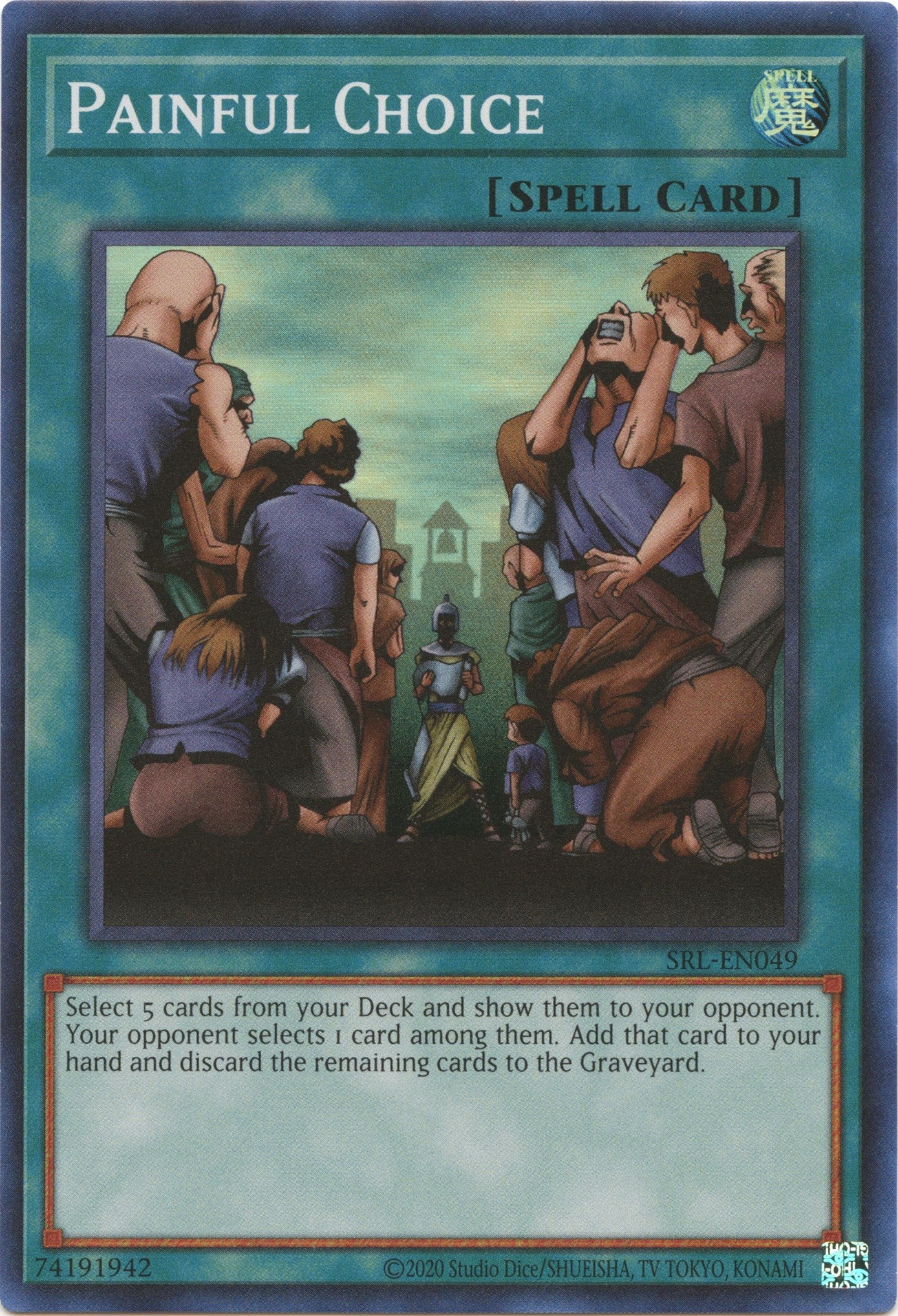 Painful Choice (25th Anniversary) [SRL-EN049] Super Rare | Gam3 Escape