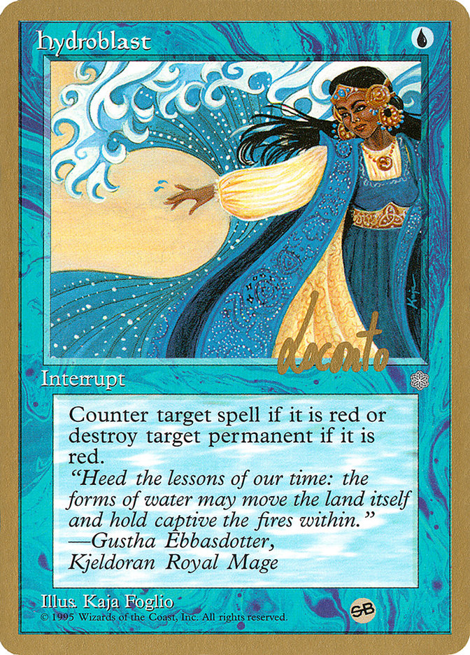 Hydroblast (Michael Loconto) (SB) [Pro Tour Collector Set] | Gam3 Escape