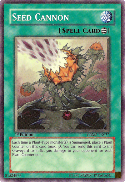 Seed Cannon [CRMS-EN057] Common | Gam3 Escape
