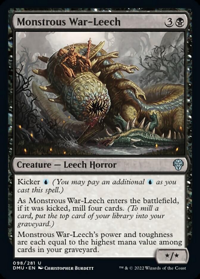 Monstrous War-Leech [Dominaria United] | Gam3 Escape