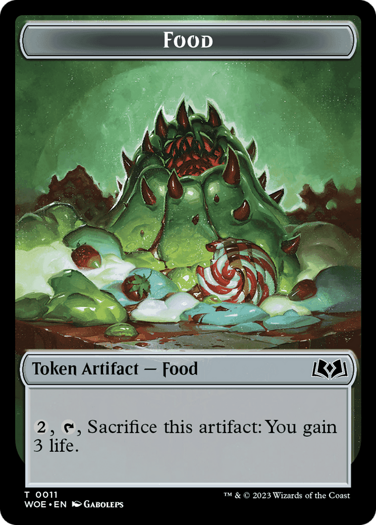 Mouse // Food (0011) Double-Sided Token [Wilds of Eldraine Tokens] | Gam3 Escape