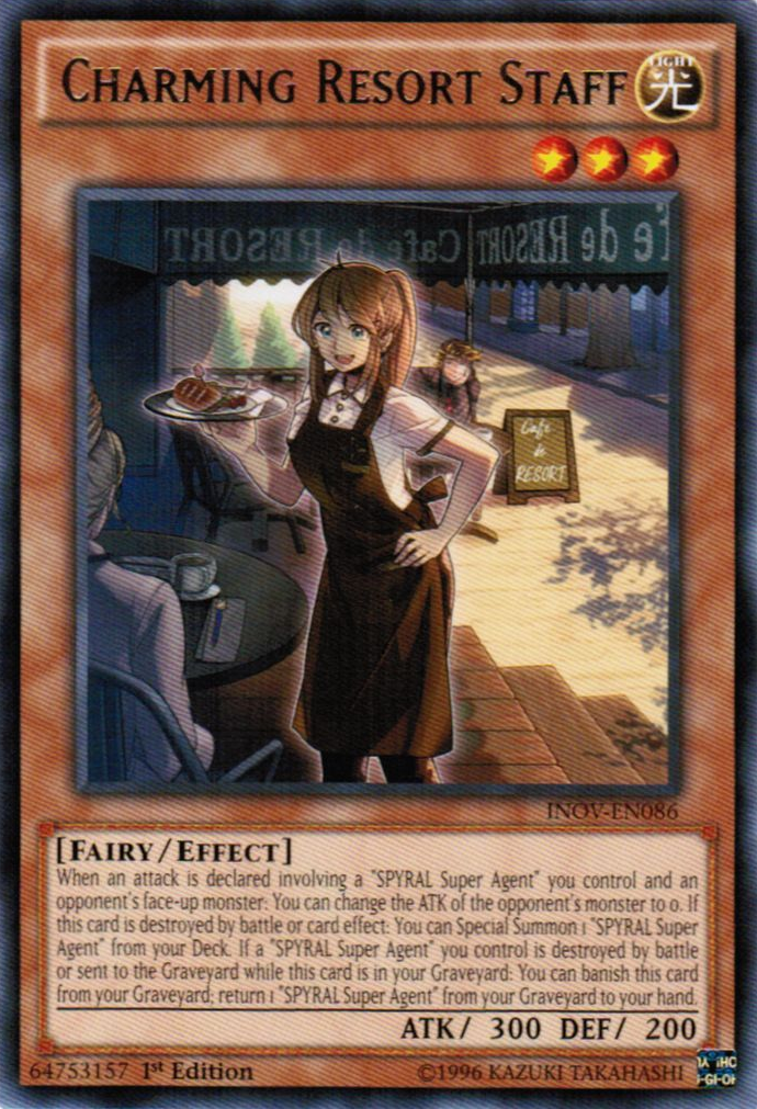 Charming Resort Staff [INOV-EN086] Rare | Gam3 Escape