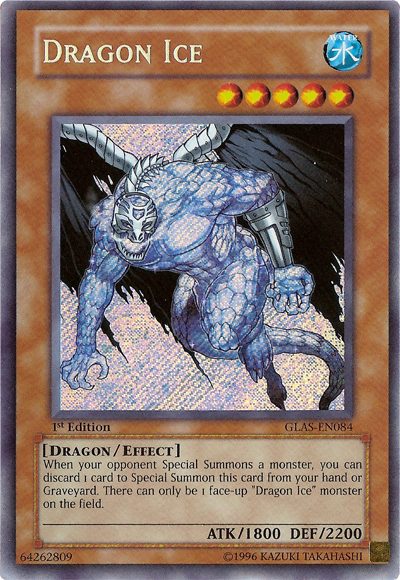 Dragon Ice [GLAS-EN084] Secret Rare | Gam3 Escape