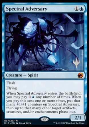 Spectral Adversary (Promo Pack) [Innistrad: Midnight Hunt Promos] | Gam3 Escape