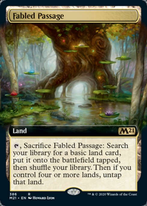 Fabled Passage (Extended Art) [Core Set 2021] | Gam3 Escape