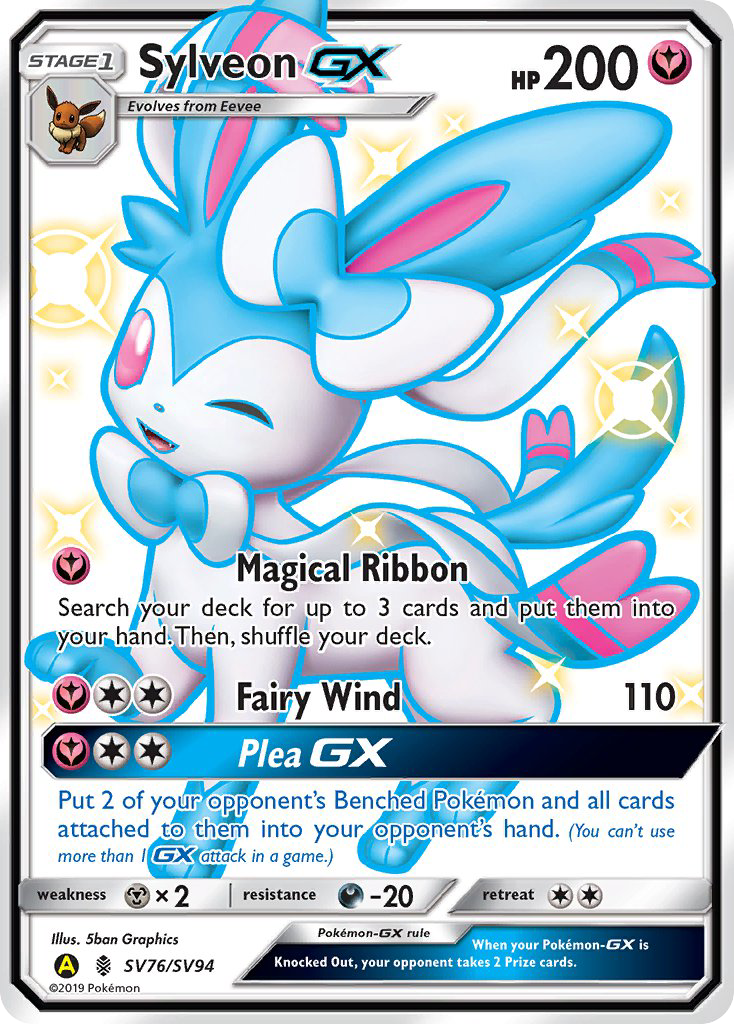 Sylveon GX (SV76/SV94) [Sun & Moon: Hidden Fates - Shiny Vault] | Gam3 Escape