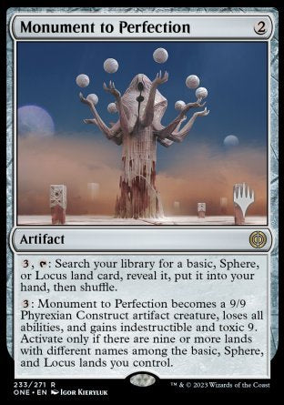 Monument to Perfection (Promo Pack) [Phyrexia: All Will Be One Promos] | Gam3 Escape