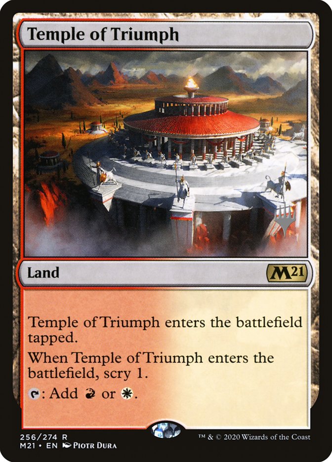 Temple of Triumph (Promo Pack) [Core Set 2021 Promos] | Gam3 Escape