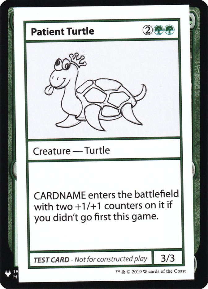 Patient Turtle [Mystery Booster Playtest Cards] | Gam3 Escape