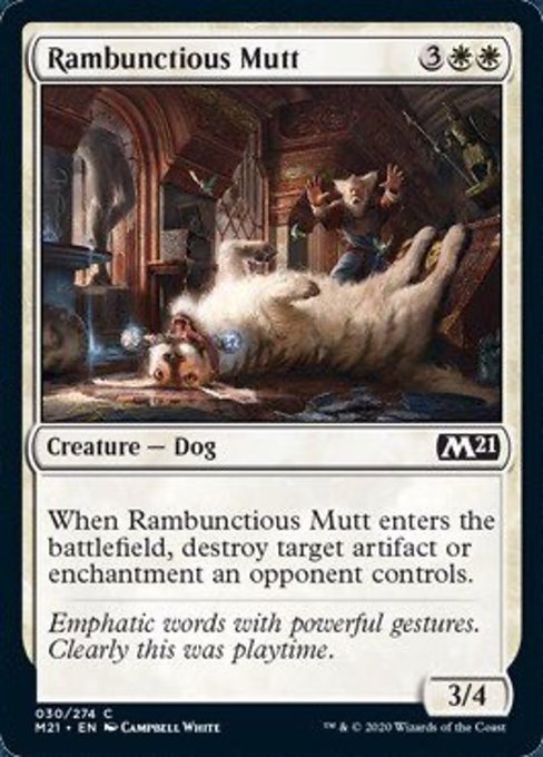 Rambunctious Mutt [Core Set 2021] | Gam3 Escape