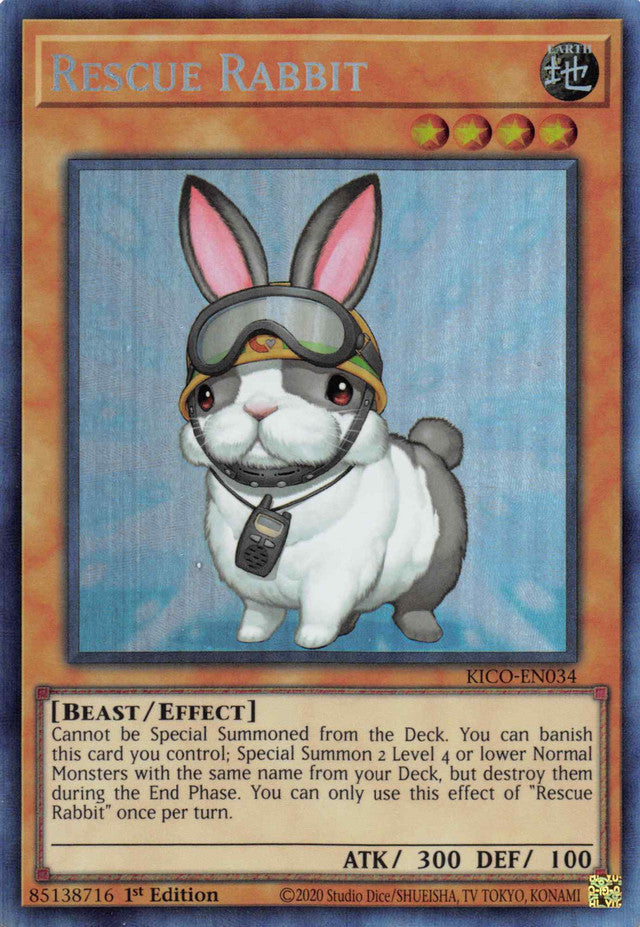 Rescue Rabbit (Collector's Rare) [KICO-EN034] Collector's Rare | Gam3 Escape