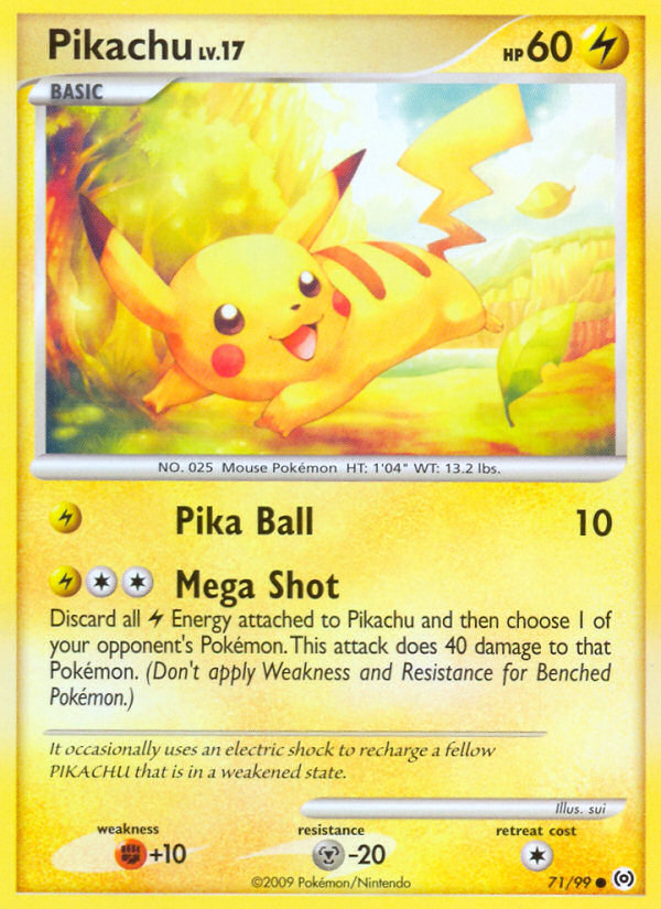 Pikachu (71/99) [Platinum: Arceus] | Gam3 Escape