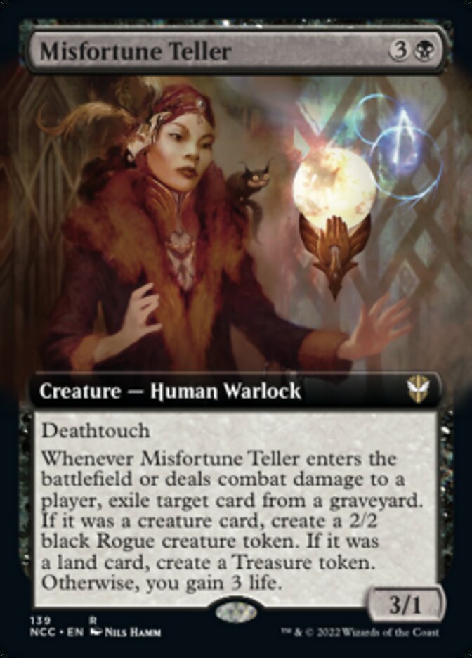 Misfortune Teller (Extended Art) [Streets of New Capenna Commander] | Gam3 Escape