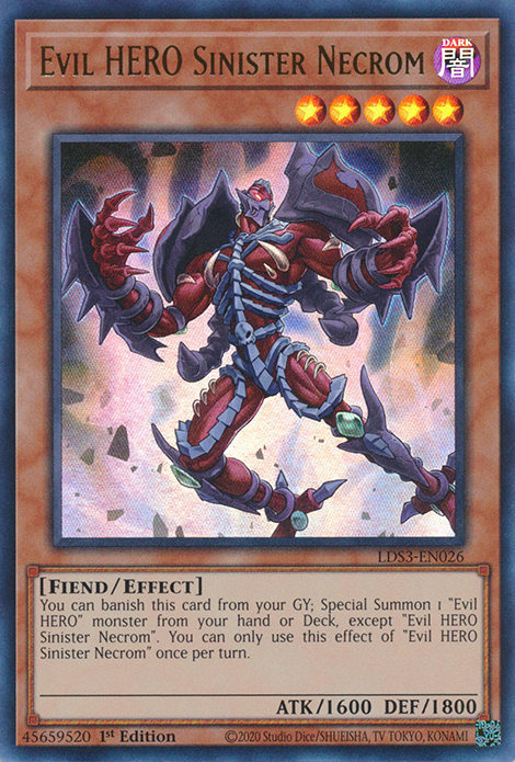 Evil HERO Sinister Necrom [LDS3-EN026] Ultra Rare | Gam3 Escape