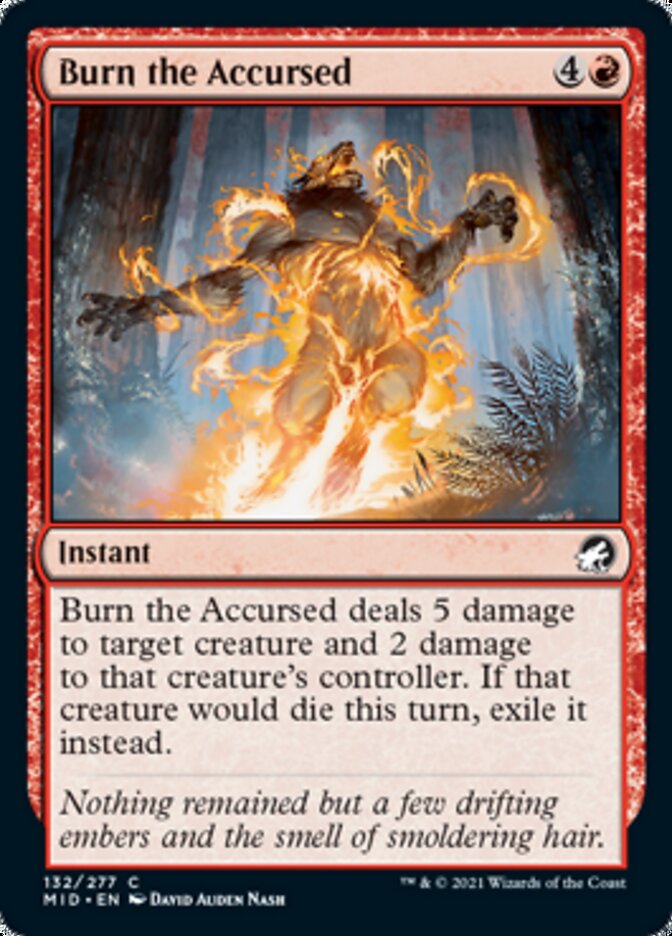 Burn the Accursed [Innistrad: Midnight Hunt] | Gam3 Escape