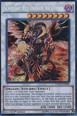 Scarlight Red Dragon Archfiend [DOCS-EN046] Secret Rare | Gam3 Escape