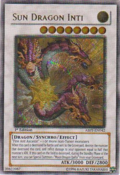 Sun Dragon Inti (UTR) [ABPF-EN042] Ultimate Rare | Gam3 Escape