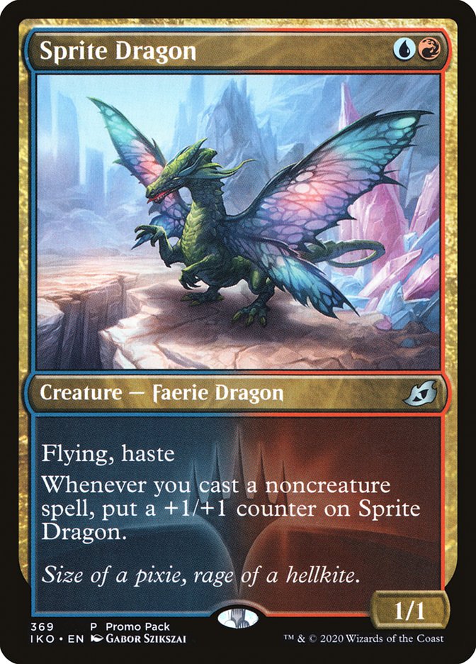 Sprite Dragon (Promo Pack) [Ikoria: Lair of Behemoths Promos] | Gam3 Escape