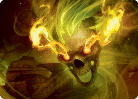 Flameskull Art Card [Dungeons & Dragons: Adventures in the Forgotten Realms Art Series] | Gam3 Escape