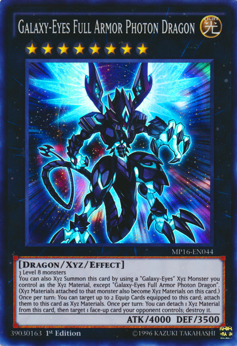 Galaxy-Eyes Full Armor Photon Dragon [MP16-EN044] Super Rare | Gam3 Escape