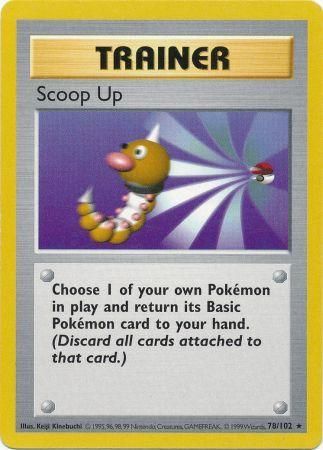 Scoop Up (78/102) [Base Set Shadowless Unlimited] | Gam3 Escape