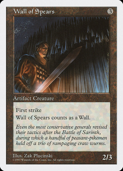 Wall of Spears [Fifth Edition] | Gam3 Escape