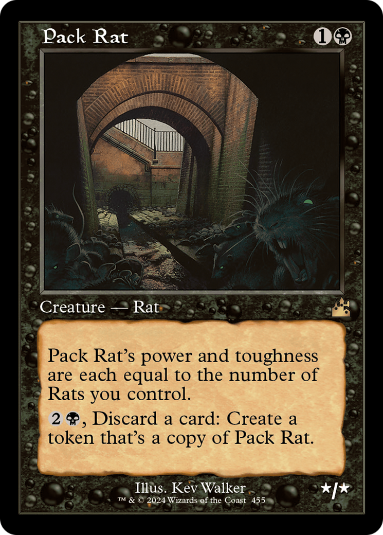 Pack Rat (Retro Frame) [Ravnica Remastered] | Gam3 Escape