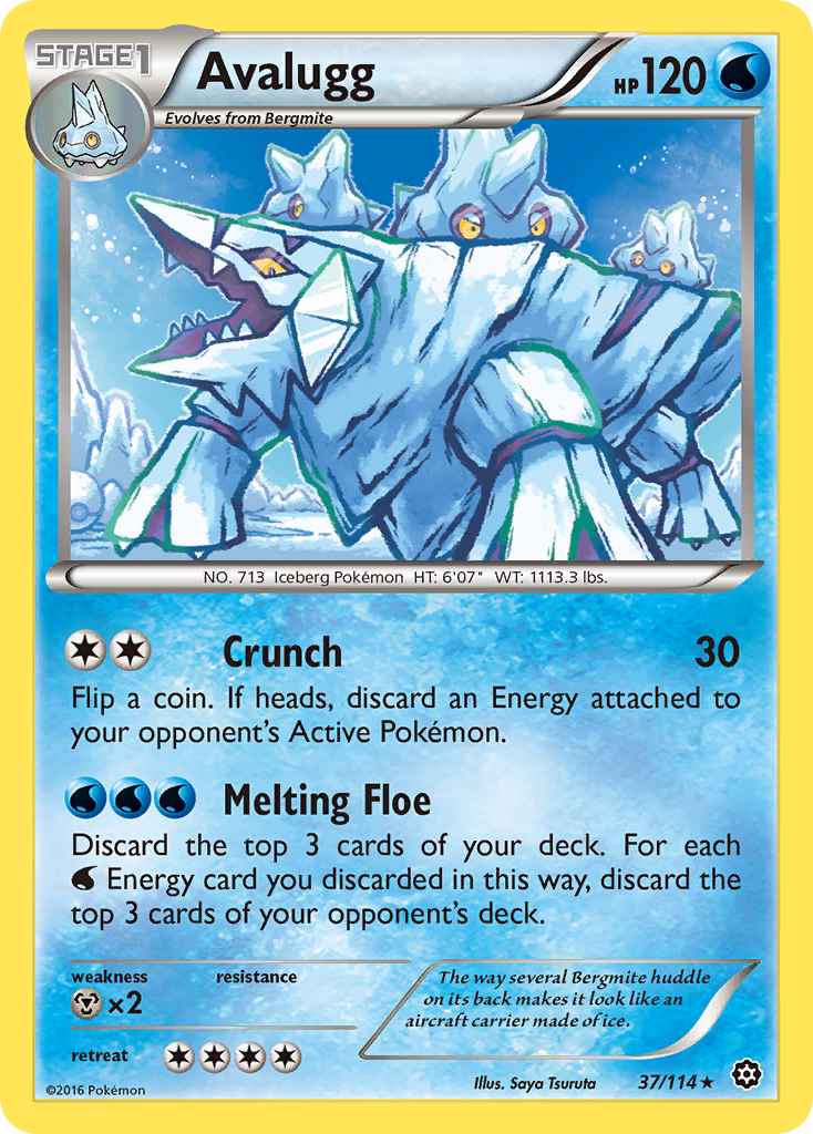 Avalugg (37/114) [XY: Steam Siege] | Gam3 Escape