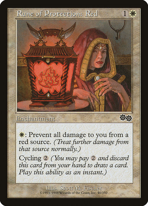 Rune of Protection: Red [Urza's Saga] | Gam3 Escape