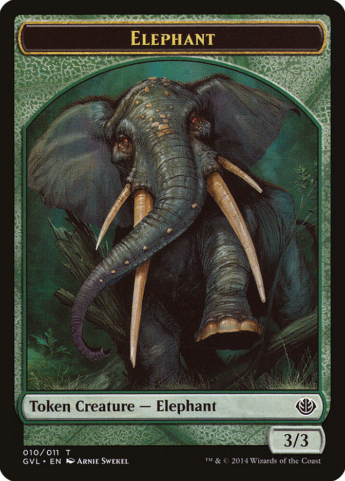 Elephant Token (Garruk vs. Liliana) [Duel Decks Anthology Tokens] | Gam3 Escape