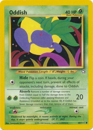 Oddish (68/111) [Neo Genesis Unlimited] | Gam3 Escape